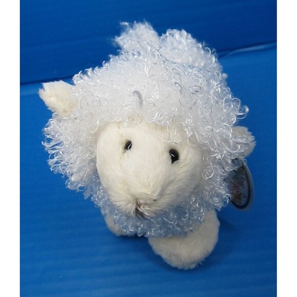 Mary Meyer Baby Sheep Lamb Curly Fur Small Plush Stuffed Animal Toy 6.5" w/Tag - Picture 1 of 10